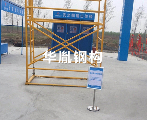 操作平台倾斜